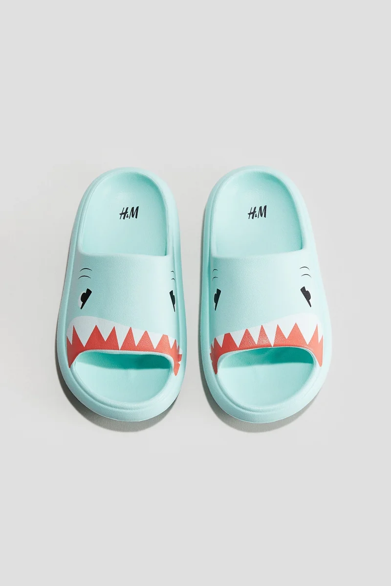 H&M Printed chunky pool slides